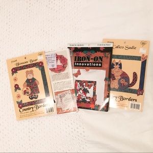 4 appliqué kits from ‘90s